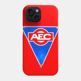 Vintage AEC commercial vehicle grille badge Phone Case