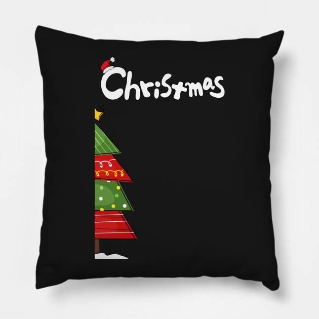 Merry Christmas Funny Couples Matching T-shirt Pillow by KsuAnn