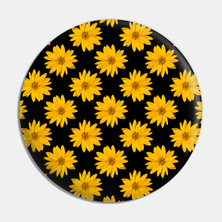 Sunflower Pattern Pin