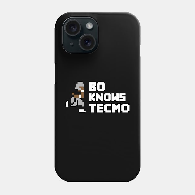 Bo Knows Tecmo Phone Case by djwalesfood