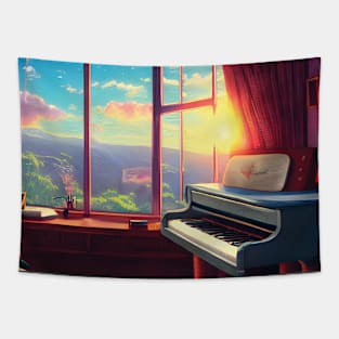 Sunrise with Music Nature Musical Life Tapestry