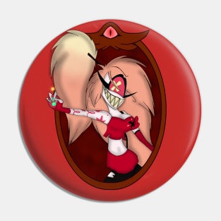 Hazbin Hotel Cherri Bomb Portrait Pin