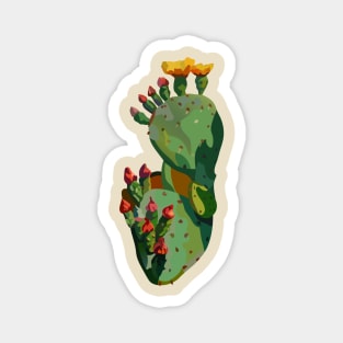 Flor de nopales Magnet