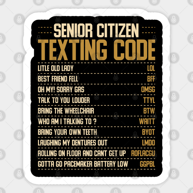 Gifts for Senior Citizens - Gifts for Elderly Men and Women - Texting Code