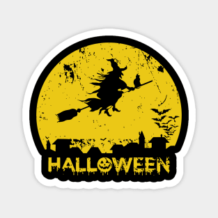 Witch Halloween Magnet