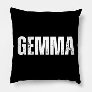 Gemma Name Gift Birthday Holiday Anniversary Pillow