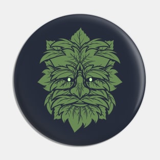 TRADITIONAL CELTIC WICCA PAGAN GREENMAN T-SHIRT AND MERCHANDISE Pin