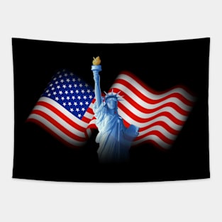 INDEPENDENCE DAY WITH LIBERTY Tapestry