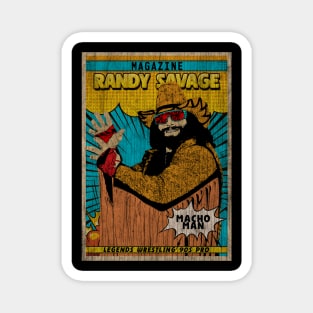 Magazine Randy Savage Vintage Fan Art Magnet