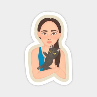 Little Cat Lover Magnet