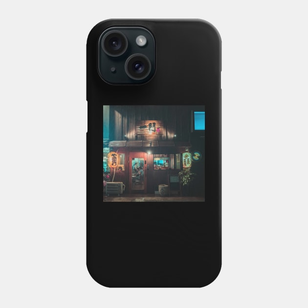 Cosy Japanese Restaurant Phone Case by Steve Roe