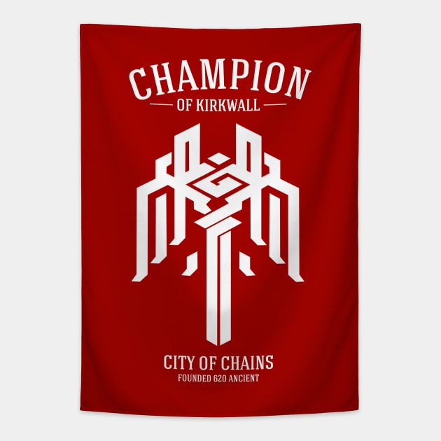 Champion of Kirkwall Tapestry by firlachiel