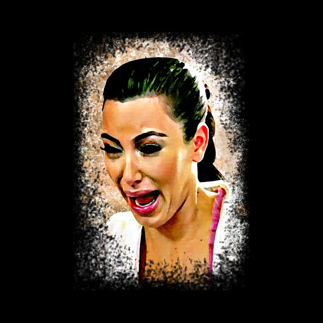 kim kardashian crying face