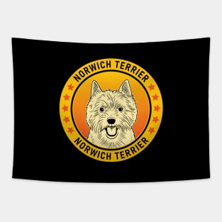 Norwich Terrier Dog Portrait Tapestry