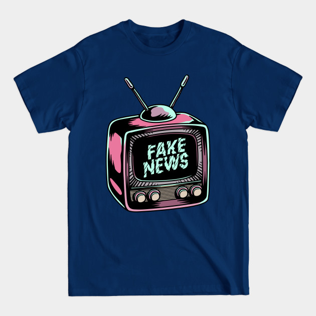 Discover Fake News TV - Retro - T-Shirt