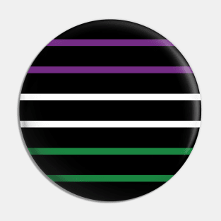 Suffragette Flag Colours UK Pin