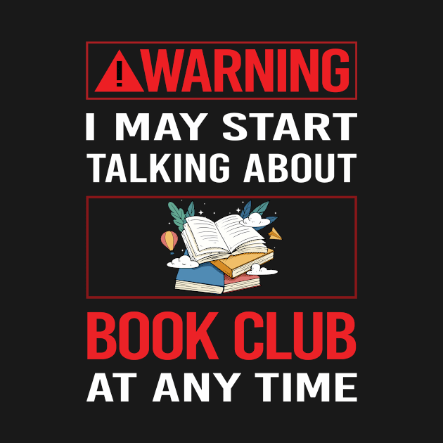 Red Warning Book Club by Happy Life