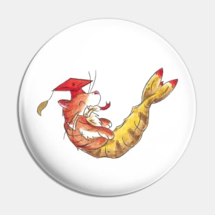 Tiger Prawn Grad Pin