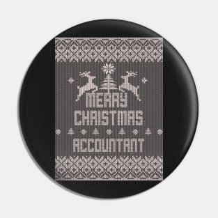 Merry Christmas ACCOUNTANT Pin