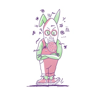 Mumbling masked alien. T-Shirt