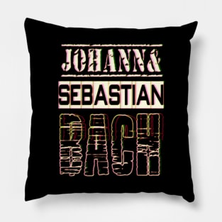 modern sebastian bach Pillow