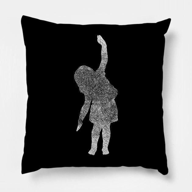 Banksy Girl Urban Grafitti Pillow by joyjeff