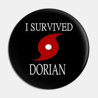 I Survived Hurricane Dorian Pin