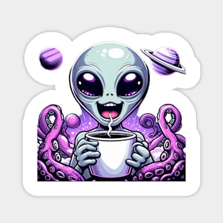 Happy alien Magnet