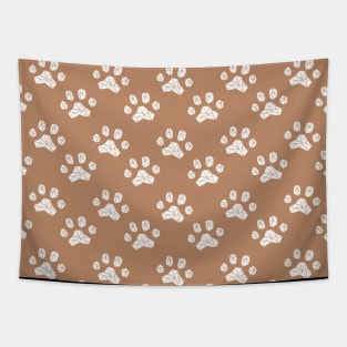 Dog Paws Pattern Tapestry