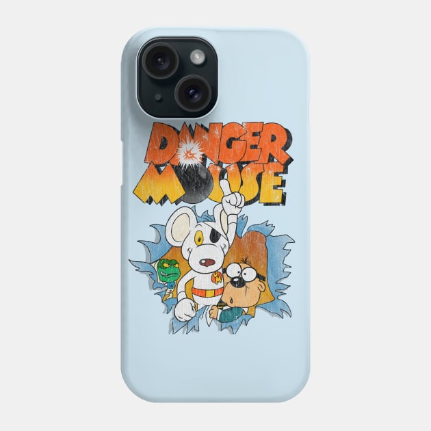 Vintage Danger Mouse Phone Case by OniSide