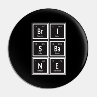 Brisbane City Table of Elements Pin