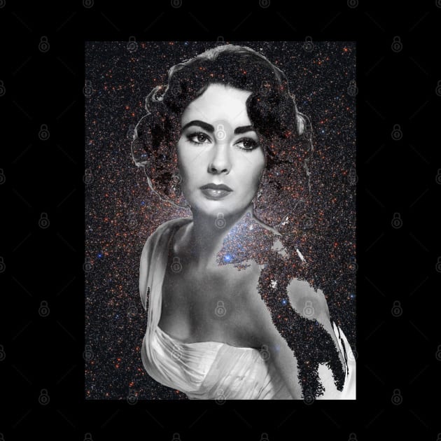 Elizabeth Taylor Queen of Space by asimplefool