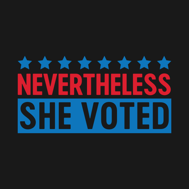 Nevertheless she voted by Blister