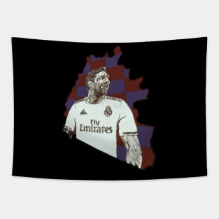 Lionel messi fanart design Tapestry