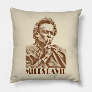 Miles Davis Fresh Art Pillow