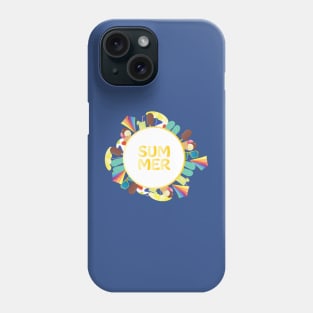 Summer vacation illustration Phone Case