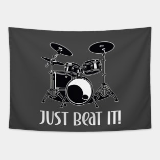 Drummer just beat it design Tapestry