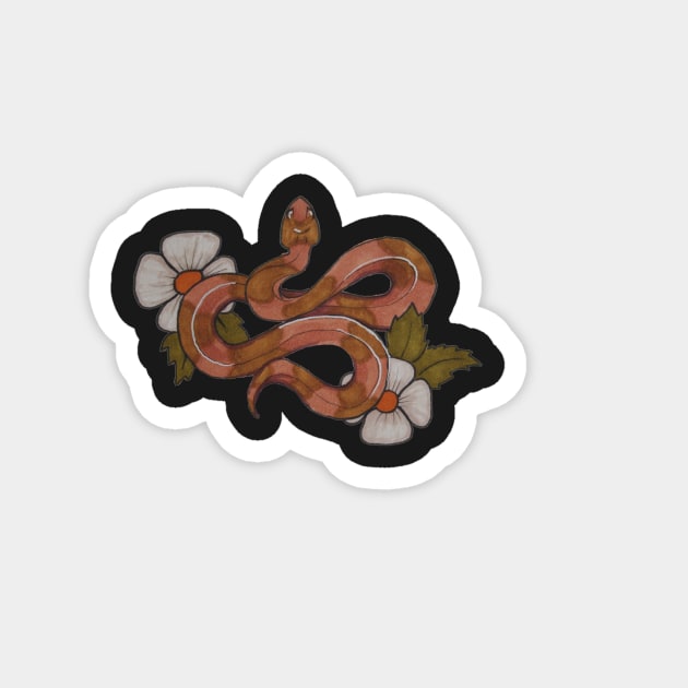 Copperhead Princess Magnet by Amanda-Courtney