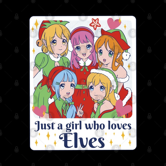 Elves Love Festive Manga Charm by Life2LiveDesign