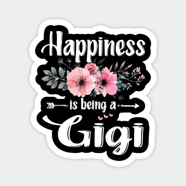 Happiness Is Being A Gigi Mother's Day Gift Magnet by flandyglot