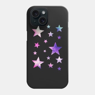 Pink Purple Ombre Galaxy Stars Phone Case