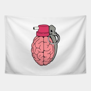 needle grenade brain cap Tapestry