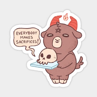 Cute Baphomet - Everybody Makes Sacrifices Magnet