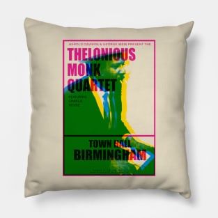 Thelonious Monk tour poster Pillow