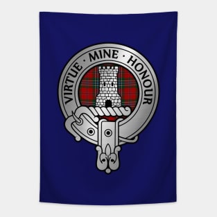 Clan MacLean Crest & Tartan Tapestry