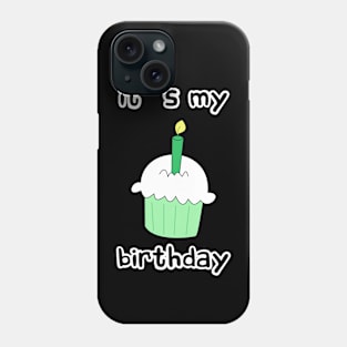 Cupcake green Phone Case