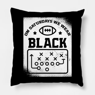 On Saturdays We Wear Black // Vintage School Spirit // Go Black Pillow