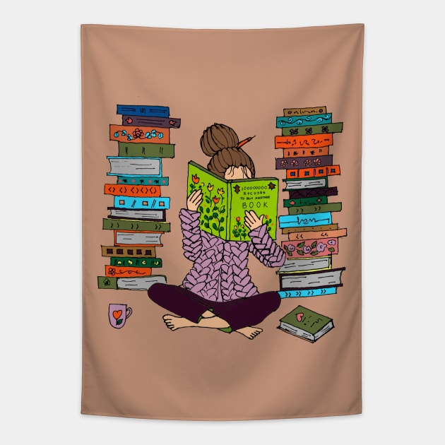 Excuses to buy extra books Tapestry by HAVE SOME FUN