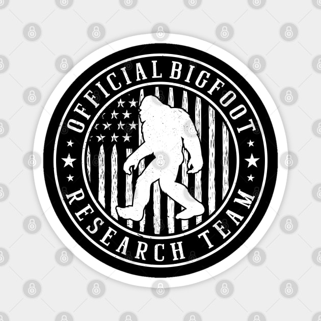 Official Bigfoot Research Team Magnet by Tesszero