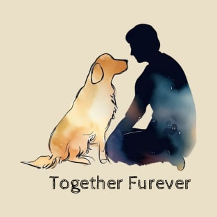 Together Furever Golden Retriever T-Shirt